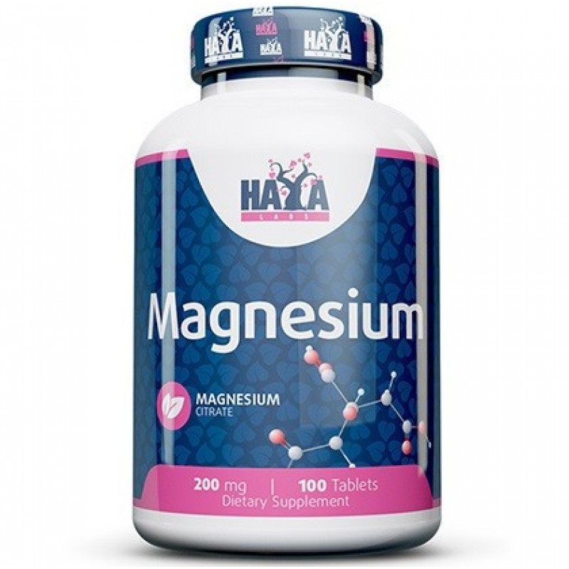 Haya Labs Magneesiumtsitraat 200 mg 50 tab